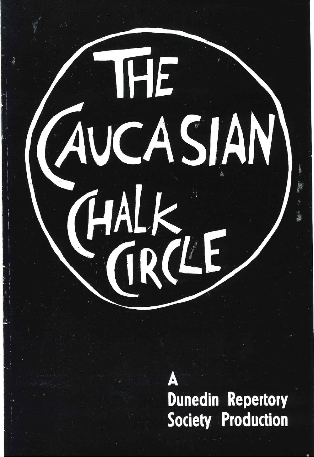 The Caucasian Chalk Circle: Theatrical Programme