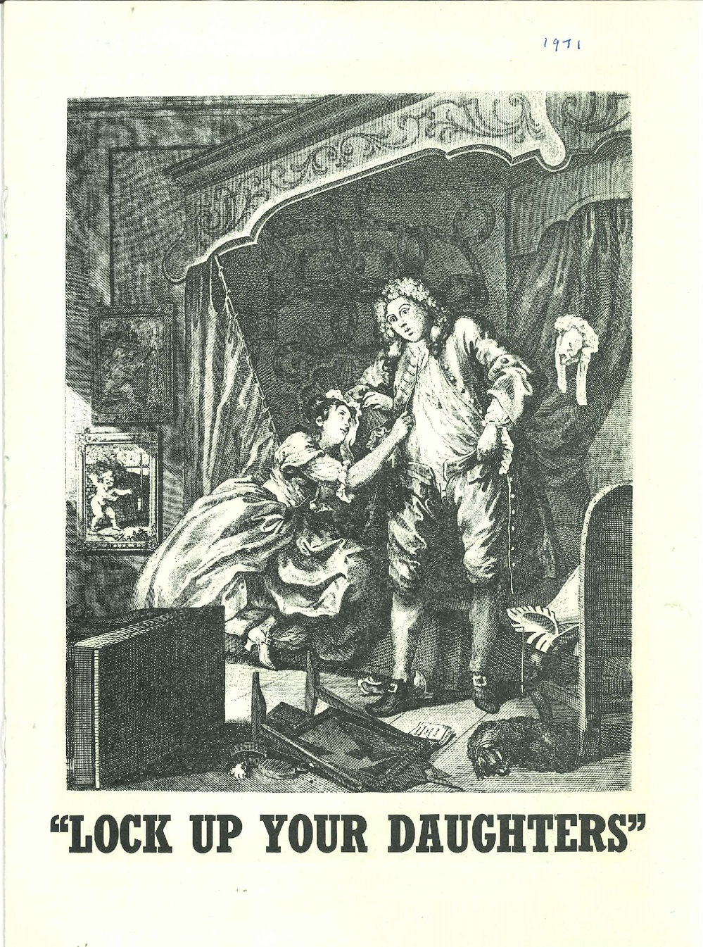 Lock up Your Daughters: Theatrical Programme