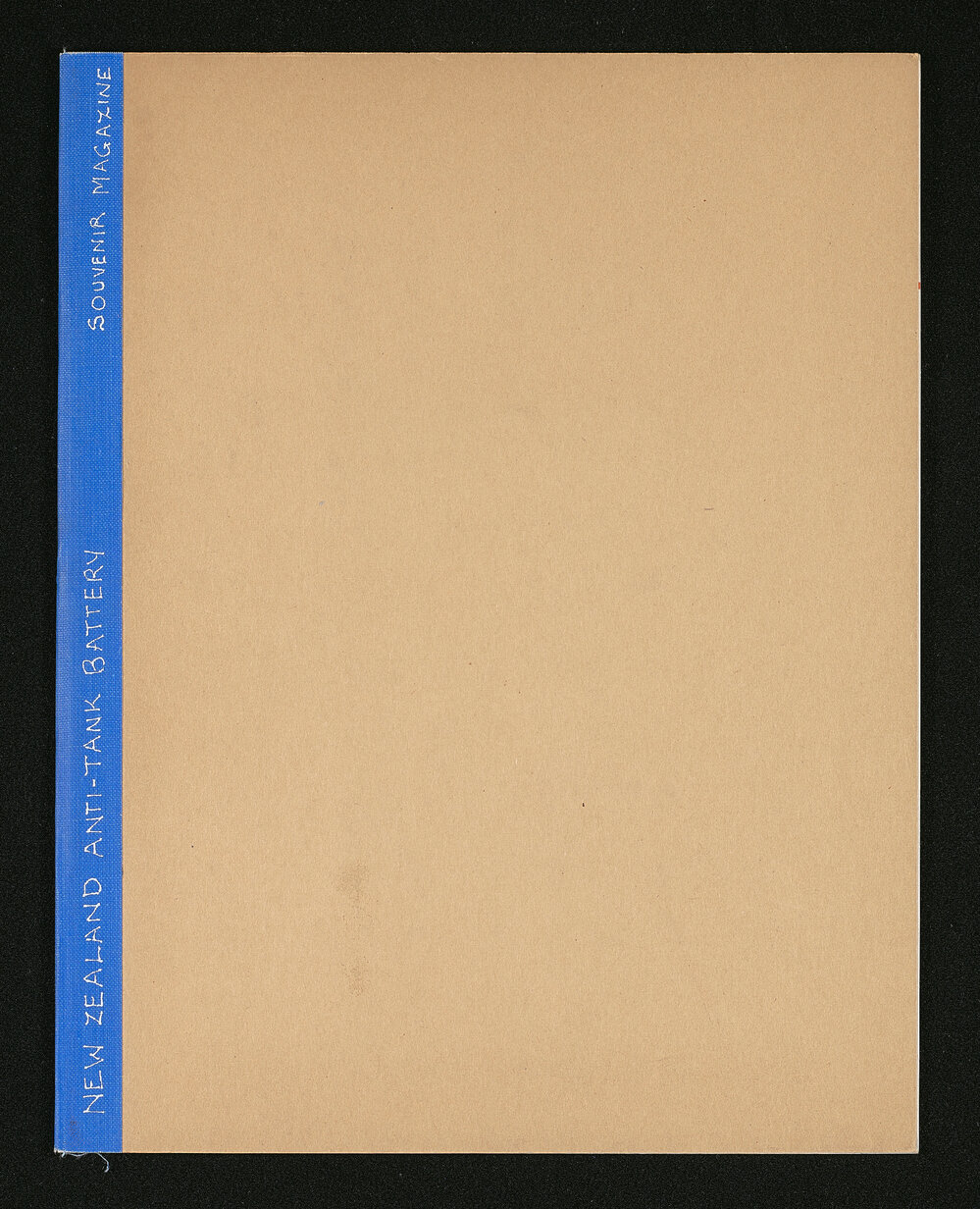 New Zealand Anti-Tank Battery souvenir magazine