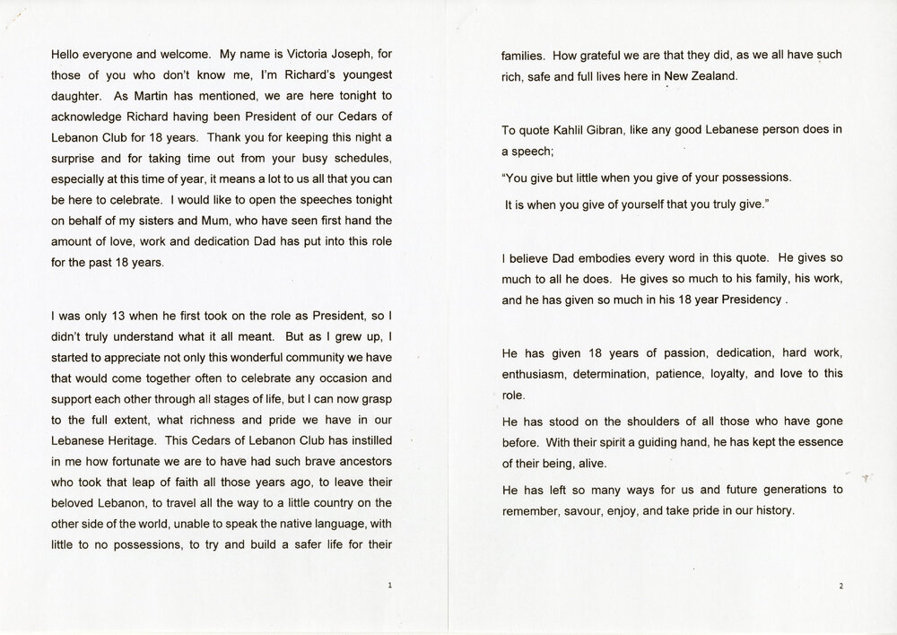 Victoria Joseph tribute to Richard Joseph pdf