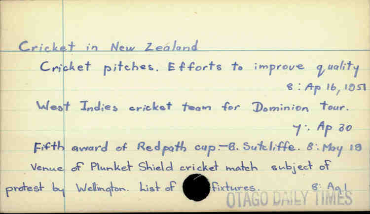 Cricket in New Zealand