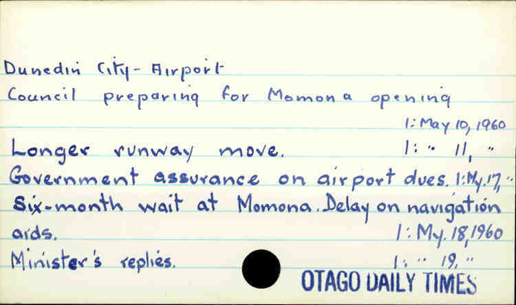 Dunedin City - Airport