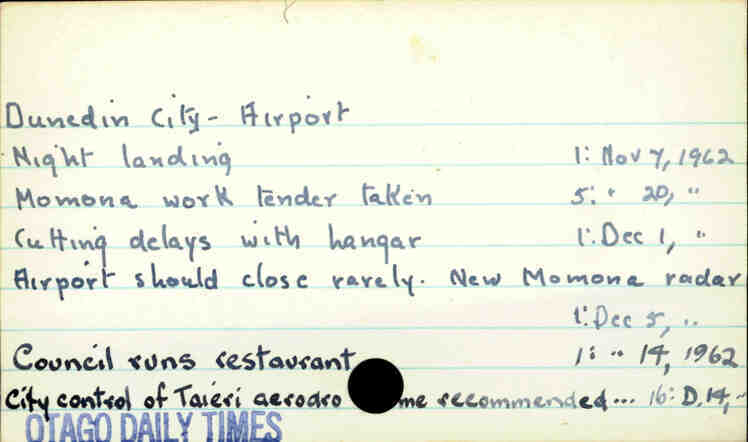 Dunedin City - Airport