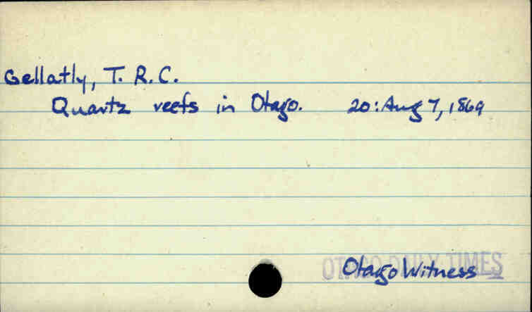 Gellatly, T. R. C.