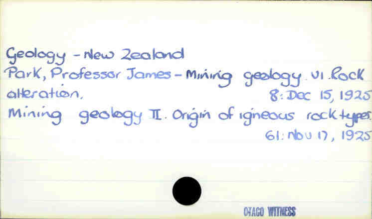Geology - New Zealand