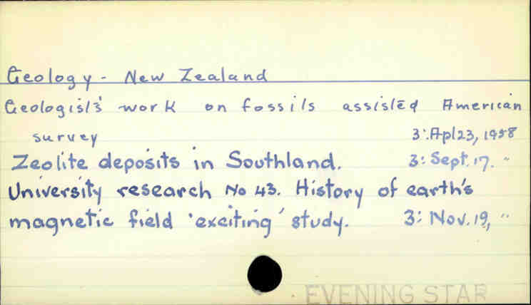 Geology - New Zealand