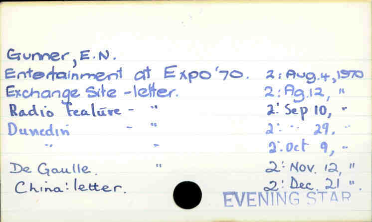  Gunner, E.N.