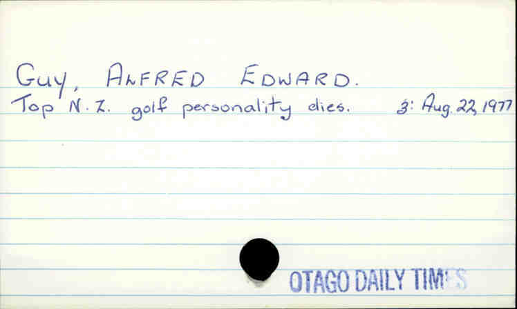 Guy, Alfred Edward