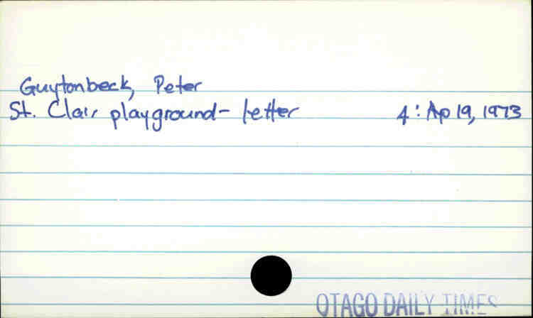 Guytonbeck, Peter 