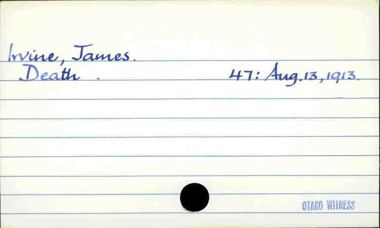 Irvine, James