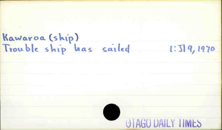 Kawaroa (ship)