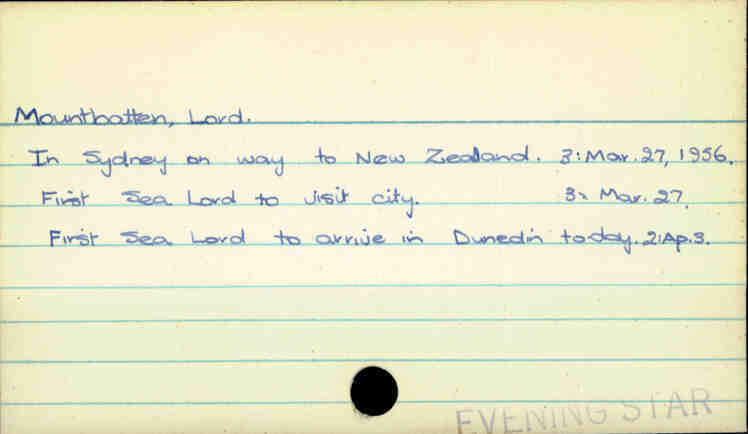Mountbatten, Lord