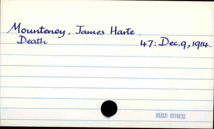 Mounteney, James Harte