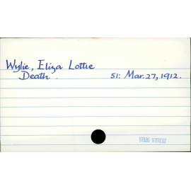 Wylie, Eliza Lottie