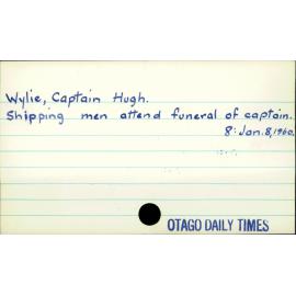 Wylie, Captain Hugh 