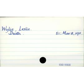 Wylie, Leslie
