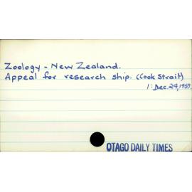 Zoology - New Zealand