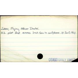 Zotov, Flying Officer Dmitri
