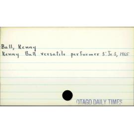 Ball, Kenny