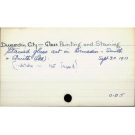 Dunedin City - Glass painting and staining