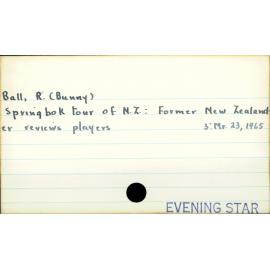 Ball, R. (Bunny)