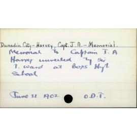 Dunedin City - Monuments