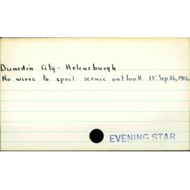 Dunedin City - Helensburgh