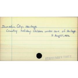 Dunedin City - Heritage