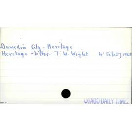 Dunedin City - Heritage