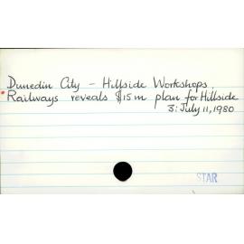 Dunedin City - Hillside Workshops