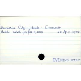 Dunedin City - Hotels - Excelsior