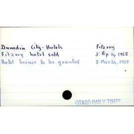 Dunedin City - Hotels  Fitzroy