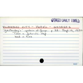 Dunedin City - Hotels - George's