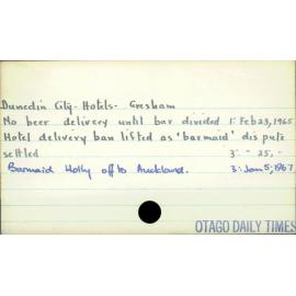 Dunedin City - Hotels- Gresham