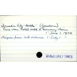 Dunedin City - Hotels - (Gresham)