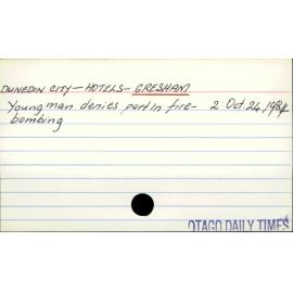 DUNEDIN CITY - HOTELS - GRESHAM.