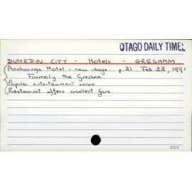 Dunedin City -  Hotels - Gresham