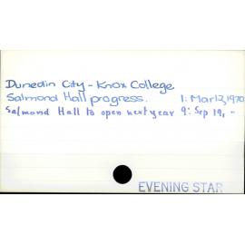 Dunedin City - Knox College