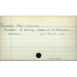 Dunedin City - Libraries