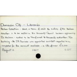 Dunedin City - Libraries