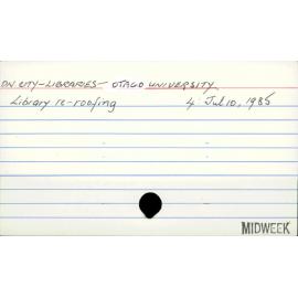 Dunedin City - Libraries - Otago University