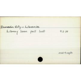 Dunedin City - Libraries