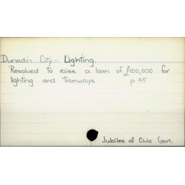 Dunedin City - Lighting