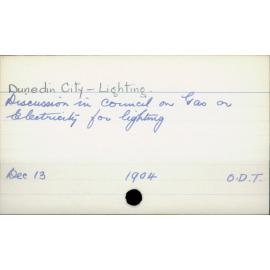 Dunedin City - Lighting