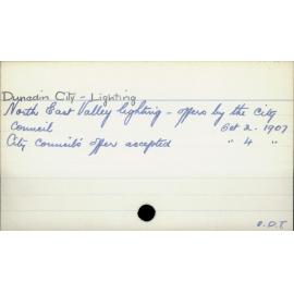 Dunedin City - Lighting 