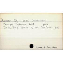 Dunedin City - Local Government
