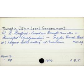 Dunedin City - Local government