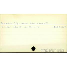 Dunedin City - Local Government 