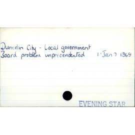 Dunedin City - Local Government