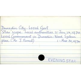 Dunedin City - Local Government